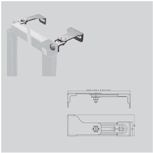 FRANKE AQUA  - BROCHURE - Barre de fixation sur habillage ou "fourreau" - 1