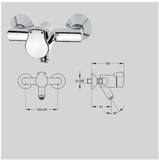FRANKE AQUA  - BROCHURE - Robinets pour lavabo Franke modele AQUA - 1