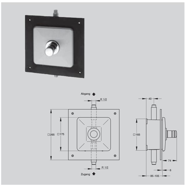 FRANKE AQUA  - BROCHURE - Robinet de douche temporisé - 1