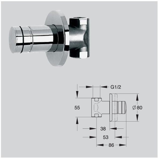FRANKE AQUA  - BROCHURE - Robinet de douche temporisé - 1