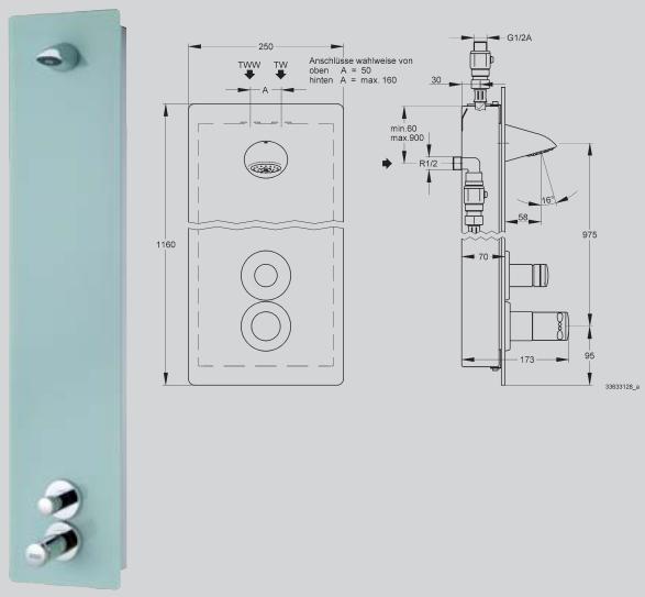 FRANKE AQUA  - BROCHURE - AQUALINE-Therm - Panneau en inox - 1
