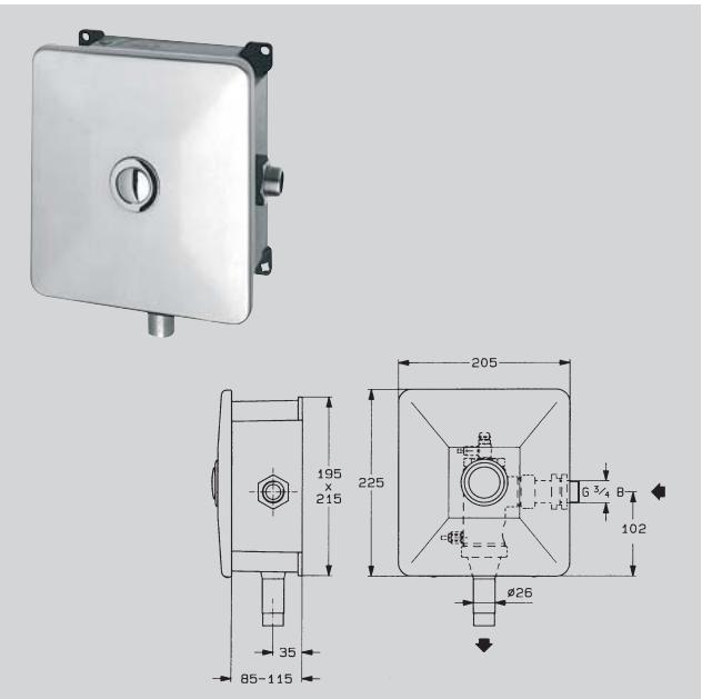 FRANKE AQUA  - BROCHURE - Robinets de chasse Franke modele AQUA - 1