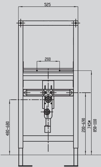 FRANKE AQUA  - BROCHURE - Bati-support pour lave-mains PMR - 2