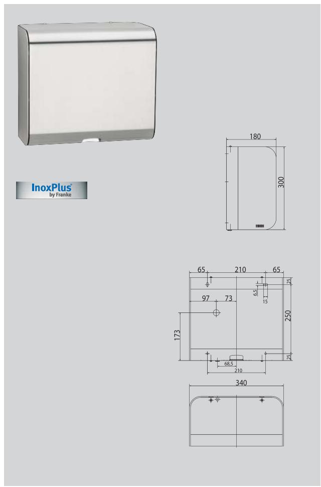 FRANKE DRYERS  - BROCHURE - Caracteristiques du produit: - 1