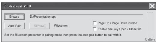 DICOTA BLUEPOINT - Pouzijte aplikaci pro automatické Bluetooth'párovani se zařizenim   Apilakce bude automaticky spustěna go skončeni instalata. - 2