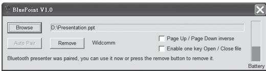 DICOTA BLUEPOINT - Use application to do Bluetooth® auto-pair with presenter - 3