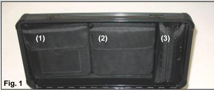 DICOTA DATABOX ALLROUND XL - Couvercle de la mallette (Figure 1) - 1