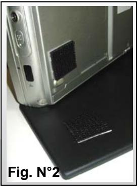 DICOTA DATADESK 450 - Deux possibilités de fixation de votre ordinateur portable s'offrent à vous : - 2