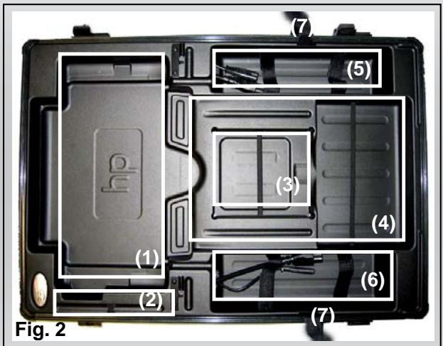 DICOTA DATADESK 470 - Case lid (Fig. 2) - 1