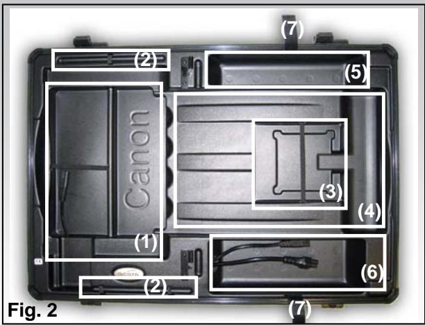 DICOTA DATADESK 90 - Case lid (Fig. 2) - 1