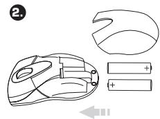 DICOTA PHASOR - Installing the batteries - 2