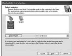 DICOTA BLUELIGHT - A: Synchronisierung über die Widcomm-Software - 2