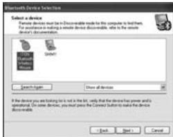 DICOTA BLUELIGHT - A: Parowanie przy oprogramawanie Widcomm - 3