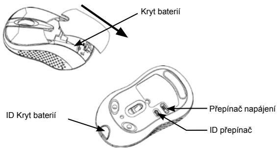 DICOTA BLUELIGHT - Krok 1: Vlození baterii - 1