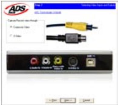 ADS TECH DVD XPRESS DX2 - Selecteer de video-ingangen en -uitgangen - 1