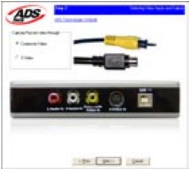 ADS TECH DVD XPRESS DX2 - Videoeingänge &amp; -ausgänge auswahlen - 1