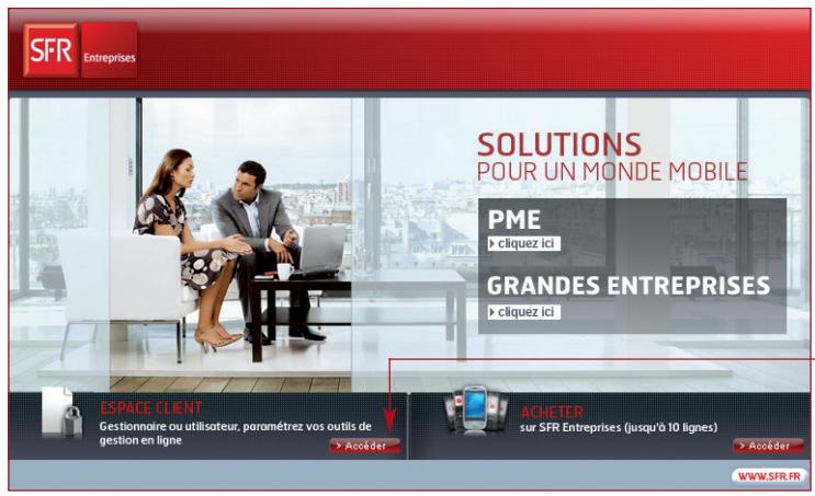 SFR ONE SOLUTION - Votre portail gestionnaires - 1