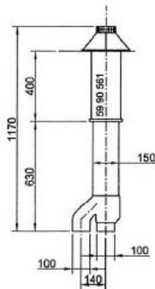 S.PLUS AG 60MC - - Alimentation d'air de combustion et évacuation des gaz brûlés. - 10