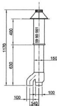 S.PLUS AG 80MC - - Alimentation d'air de combustion et évacuation des gaz brûlés. - 11