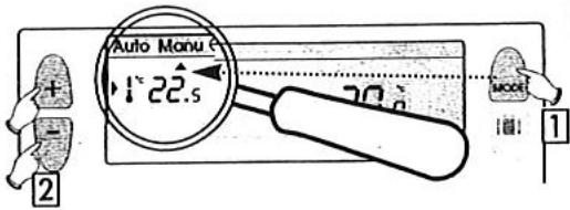 S.PLUS DIGI 2 ECO - Le mode manuel "Manu - 1