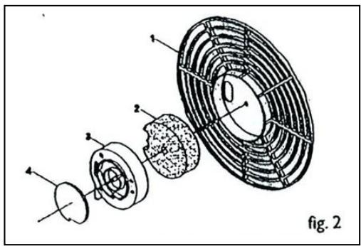 S.PLUS EF 60 M - Filtres à air (fig. 2) - 1