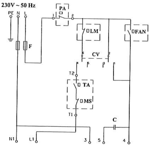 S.PLUS GEN 160 G2 - Schéma électrique GEN 70 G2 - 1
