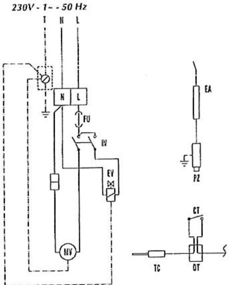 S.PLUS GG 50 A - SCHEMA ELECTRIQUE - 1