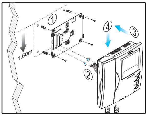 FERMAX MDS - Installation du moniteur - 1