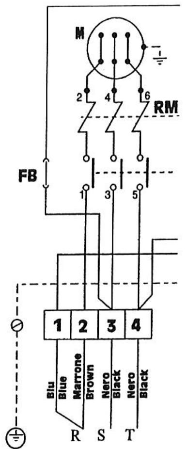 S.PLUS MF 220 C - SCHEMA ÉLECTRIQUE TRIPHASE T/TC - 1
