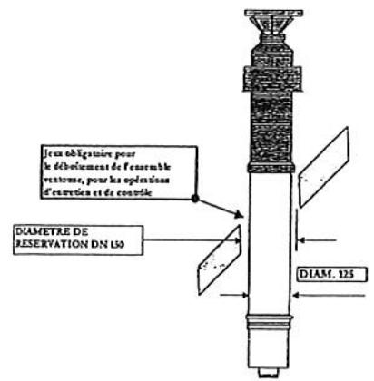 S.PLUS MOD 262 E2 - B.1. Raccordement de la ventouse horizontale - 4
