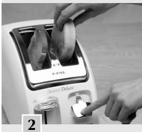 T-FAL AVANTE DELUXE BAGEL  - 2 SLICES - 4