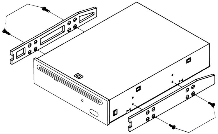 PLEXTOR PX-716AL - To mount the PX-716AL drive: - 2