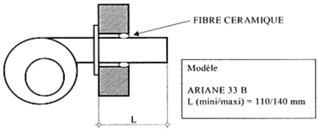ARIANE 33 B - BRANCHEMENT DU BRULEUR - 1