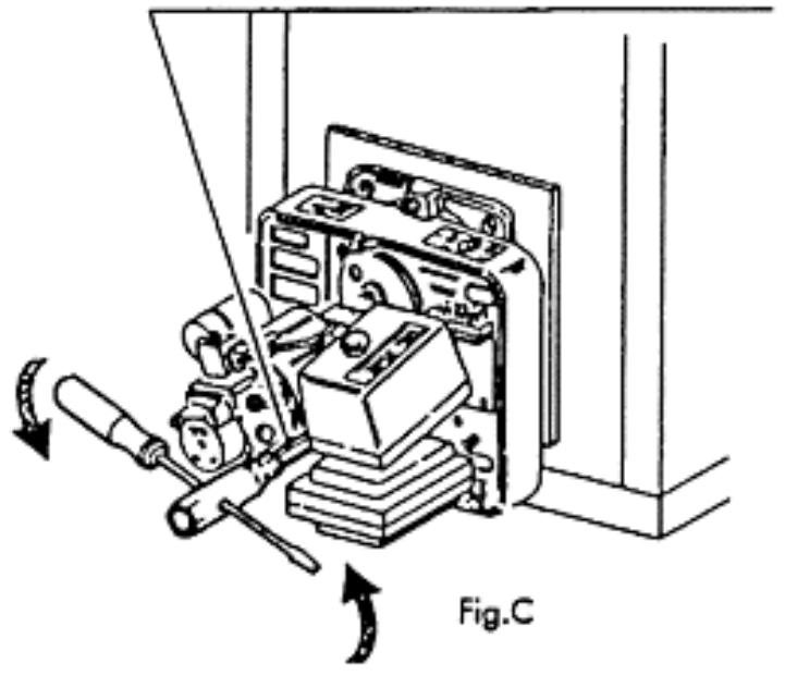 ARIANE ABF 14 R - REGOLAIZIONE COMBUSTIONE REGLAGE COMBUSTION - 4