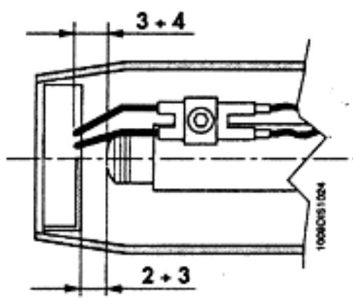 ARIANE ABF 16 - Position electrodes-deflecteur - 1