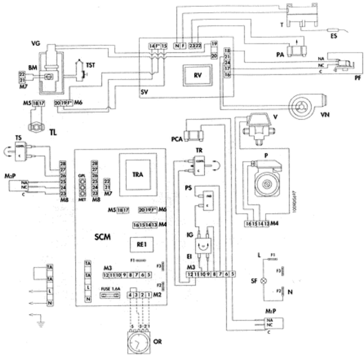 ARIANE ACM 23 V - SCHEMA DE MONTAGE ACM 23V - 1