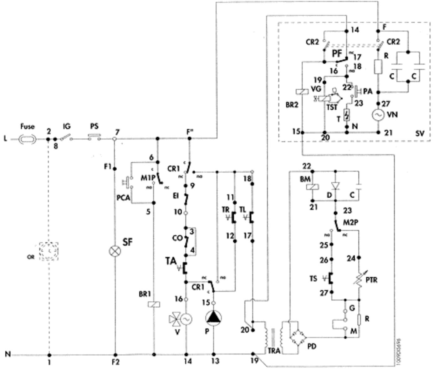 ARIANE ACM 23 V-TOP - CONNEXIONS ELECTRIQUES - SCHEMAS - 2