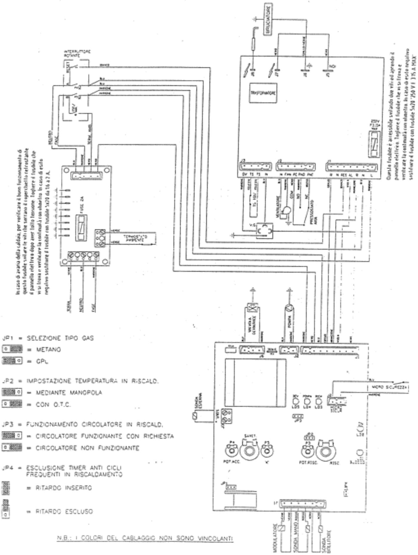 ARIANE AE 24 BT - SCHEMA ELETTRICO SE 24 BT, SE 28 BT - 1