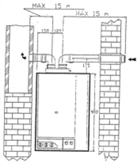 ARIANE SE 24 BT - DIMENSION DES TUBULURES D'EVACUATION: SE 24 BT - 1