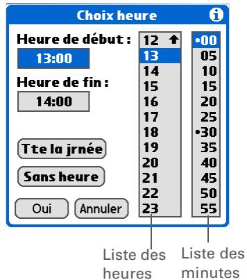 PALMONE ZIRE 72 - Planification d'un rendez-vous - 3