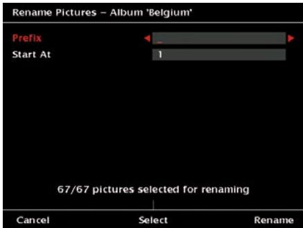 JOBO GIGA VU EXTREME - Pour renommer des images dans un album procededez ainsi: - 1