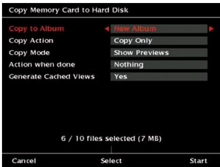 JOBO GIGA VU EXTREME - Importer des données depuis une carte mémoire - 1