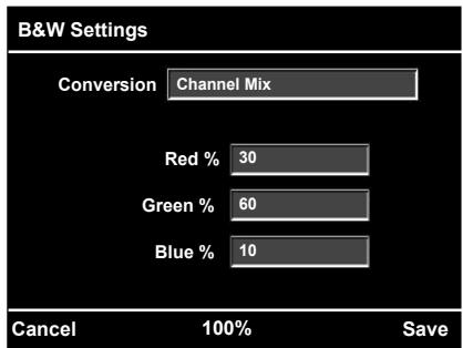 JOBO GIGA VU PRO - Softkey 3 : Affichage des canaux RGB - 2
