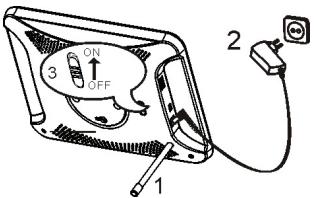 JOBO PDJ077 - Connexion du cable d'alimentation - 1