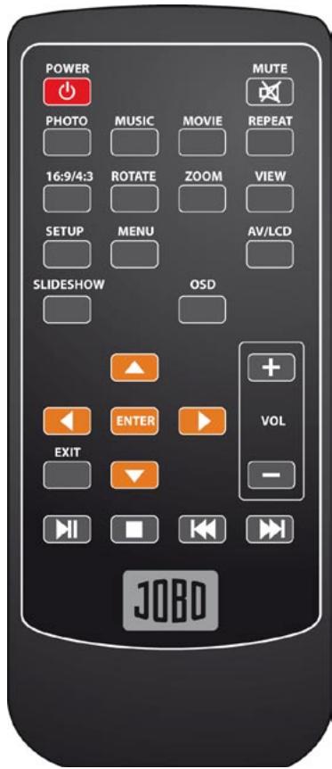 JOBO PDJ105 - Télécommande et boutons de commande - 1
