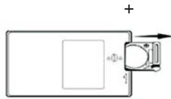 JOBO PDJ155 - Insertion et remplacement des piles de la télécommande - 1