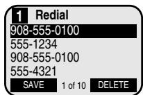 AT&T AT&T E5865 - Options de composition - 7