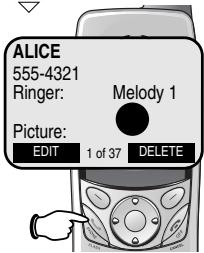 AT&T AT&T E5865 - Recherche alphabétique - 6