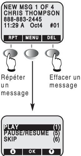AT&T AT&T EP5962 - Réviser ou effacer votre message d'annonce - 5
