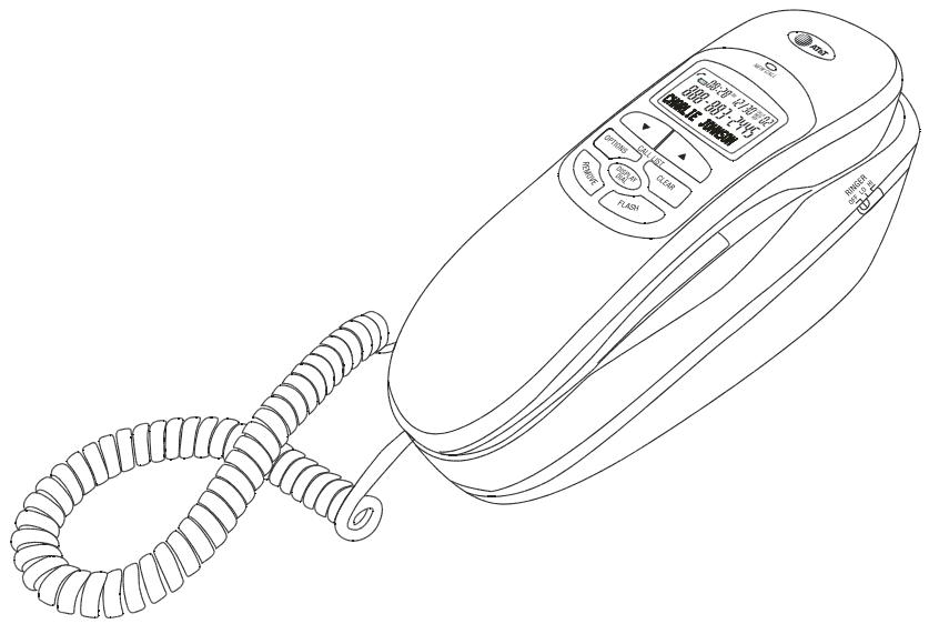 AT&T AT&T 265 - TRIMLINE® Caller ID Telephone 265 - 1